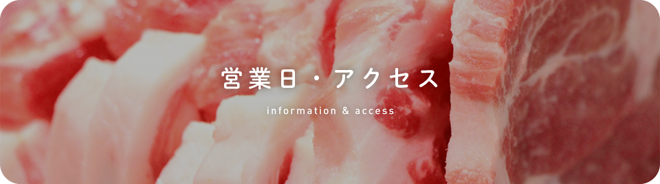 営業案内・アクセス